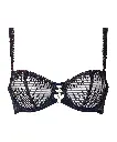 Soutien-gorge balconnet avec armatures AUBADE "Voodoo" 3DN14 - Blue Moon BLUM