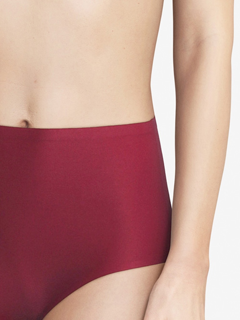 Culotte taille haute invisible TU CHANTELLE "SoftStretch" C26470 - Red Raspberry 020