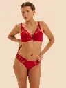 Slip SIMONE PERELE "Intrigue" 1E2720 - Rouge Opéra 377