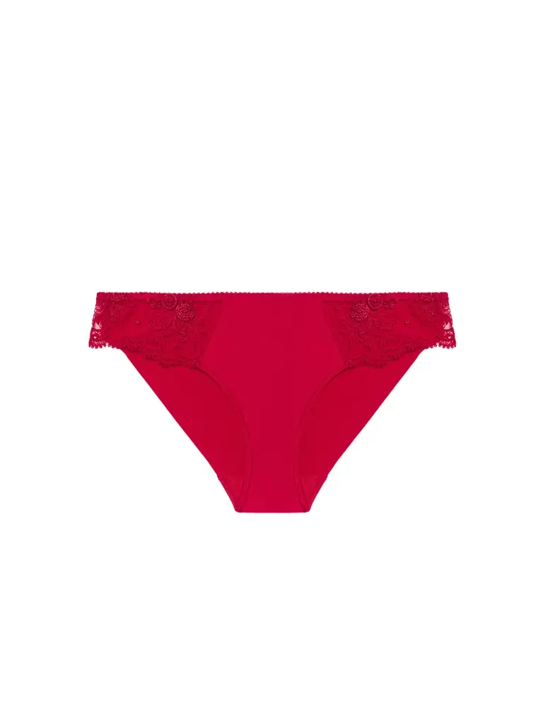 Slip SIMONE PERELE "Intrigue" 1E2720 - Rouge Opéra 377