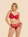 Shorty SIMONE PERELE "Intrigue" 1E2630 - Rouge Opéra 377