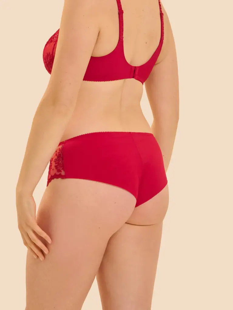 Shorty SIMONE PERELE "Intrigue" 1E2630 - Rouge Opéra 377