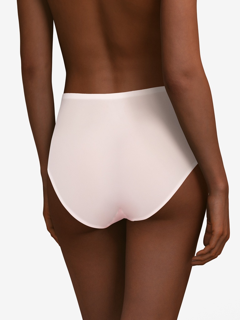 Culotte taille haute stretch invisible CHANTELLE "Soft Stretch" C26470 - Rose Dragée 0JW