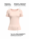 Chemisette court manche CALIDA "Natural Comfort" 14075 - Creole Pink 121