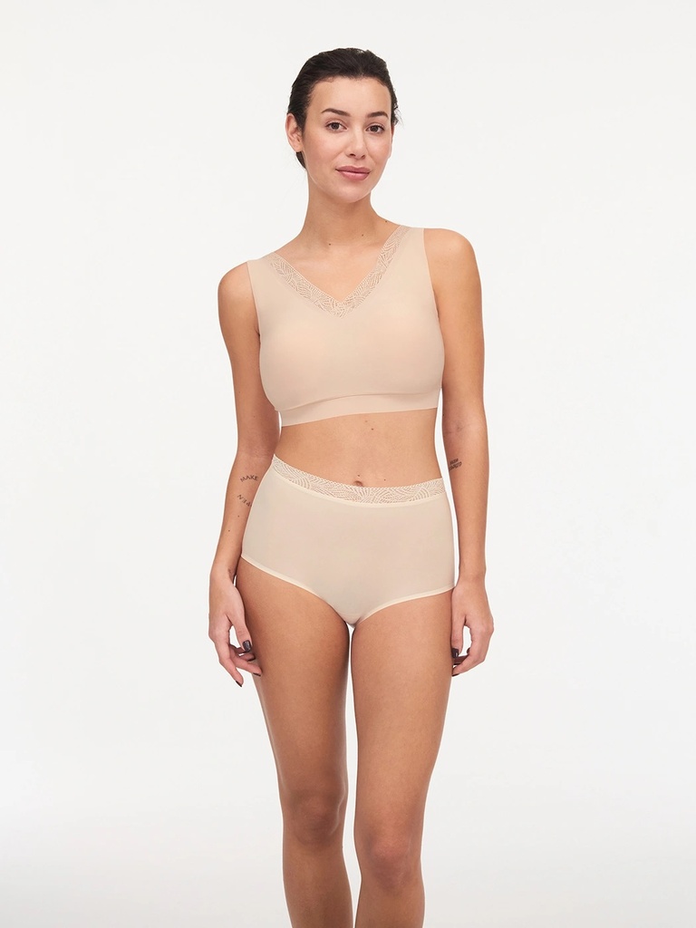 Soutien-gorge sans armatures stretch invisible CHANTELLE "SoftStretch" C11G60 - Beige Doré 01N