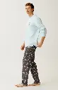 Pyjama long homme ARTHUR "Ma meilleure vie" ZAC - Ebony BDOGH26