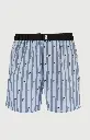 Caleçon américain homme avec maintien 100% coton bio ARTHUR "Le Club" CSP - Bleu 1234H26