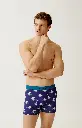 Boxer homme coton bio ARTHUR "Comment Savane" MAC - Marine POLAH26