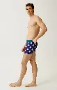 Boxer homme coton bio ARTHUR "Comment Savane" MAC - Marine POLAH26