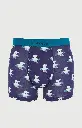 Boxer homme coton bio ARTHUR "Comment Savane" MAC - Marine POLAH26