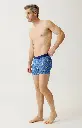 Boxer homme coton bio ARTHUR "Lent au démarrage" MAC - Bleu 2CVCH26