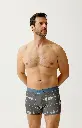 Boxer homme coton bio ARTHUR "Ma meilleure vie" MAC - Ebony BDOGH26