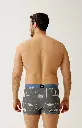 Boxer homme coton bio ARTHUR "Ma meilleure vie" MAC - Ebony BDOGH26