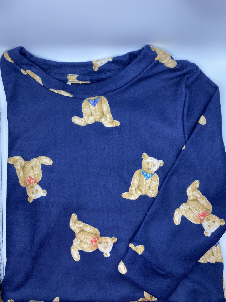 Pyjama long enfant polaire ARTHUR "Old Teddy" LUL - Marine OLDTH26