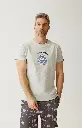 Pyjama short homme 100% coton bio ARTHUR "Ma meilleure vie" PAU - Ebony BDOGH26