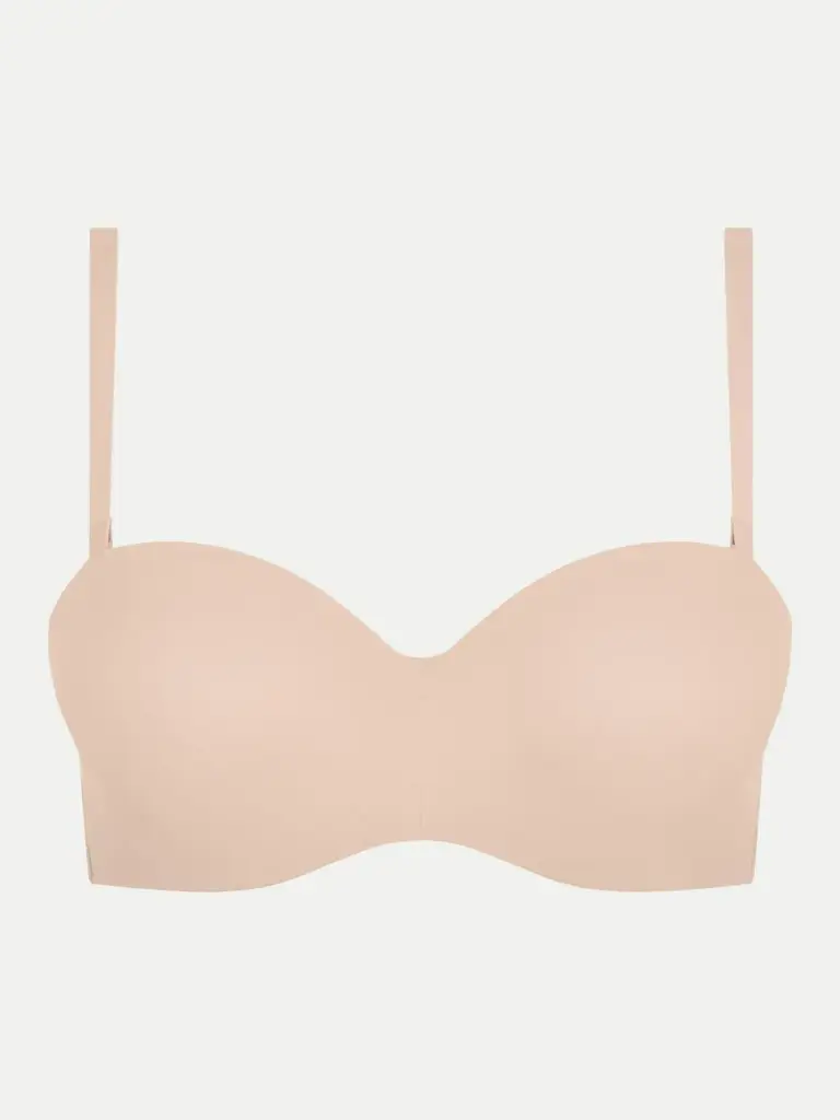 Soutien-gorge bandeau bretelles amovibles CHANTELLE "Norah" C13F50 - Beige doré 01N