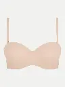 Soutien-gorge bandeau bretelles amovibles CHANTELLE "Norah" C13F50 - Beige doré 01N