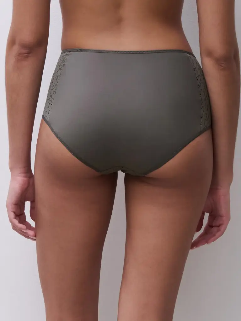 Culotte taille haute CHANTELLE EASY FEEL "Norah" C13F30 - Vert Argile 09W