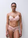 Soutien-gorge mémoire de forme emboitant CHANTELLE "Champs Elysées" C26060 - Pink Cloud E18