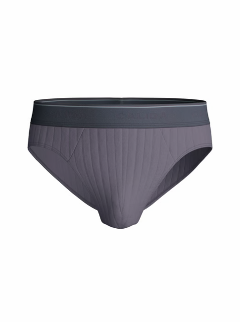 Slip homme 94% coton respirant & anti-odeurs CALIDA "Pure & Style" 21986 - Rabbit Grey 848