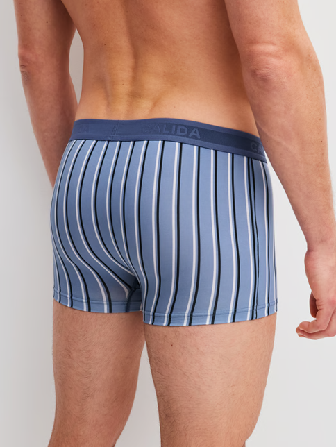 Boxer homme fantaisie 90% coton CALIDA "Grafic Cotton" 26180 - Coastal Fjord 475