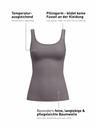 Chemisette coton large bretelle CALIDA "Natural Comfort" 12175 - Sparrow Brown 937