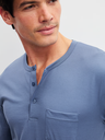 Pyjama homme long 100% coton CALIDA "Relax Imprint" 47686 - Coastal Fjord 475