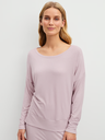 Pyjama dame long 95% modal CALIDA "Feminine Lounge" 15007 + 29574 - Violet Ice 369