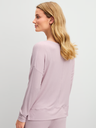 Pyjama dame long 95% modal CALIDA "Feminine Lounge" 15007 + 29574 - Violet Ice 369
