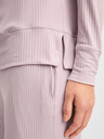 Pyjama dame long 95% modal CALIDA "Feminine Lounge" 15007 + 29574 - Violet Ice 369