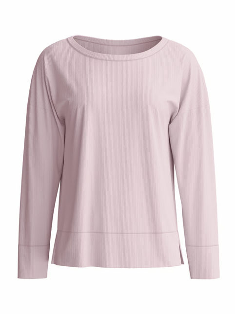 Pyjama dame long 95% modal CALIDA "Feminine Lounge" 15007 + 29574 - Violet Ice 369