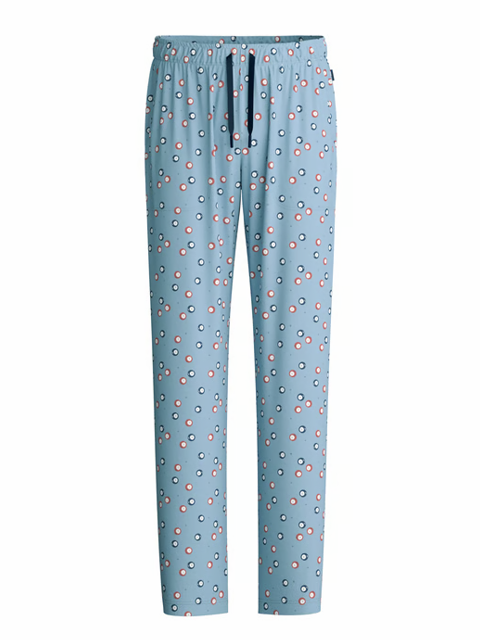 Pyjama homme long 100% coton CALIDA "Sleep Holiday" 15088 + 29288 - Ashley Blue 424
