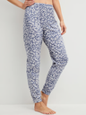 Pyjama dame long 100% coton CALIDA "Sleep Over M&M" 15104 + 29073 - Folkstone Grey 987