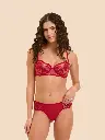 Tanga SIMONE PERELE "Intrigue" 1E2710 - Rouge Opéra 377
