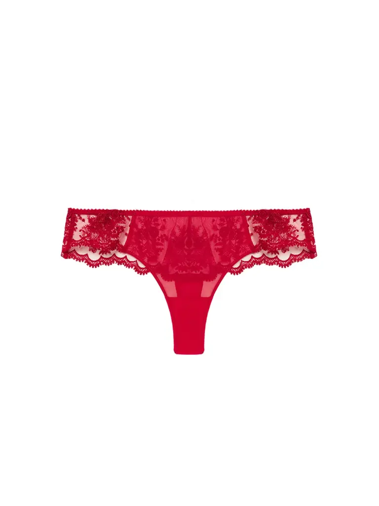 Tanga SIMONE PERELE "Intrigue" 1E2710 - Rouge Opéra 377
