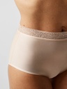 Culotte taille haute stretch invisible CHANTELLE "Soft Stretch" C11G70 - Beige Doré 01N