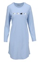 Chemise de Nuit Dame 100% coton 95cm RINGELLA "À motif imprimé" 6511027 - Fjord 261 
