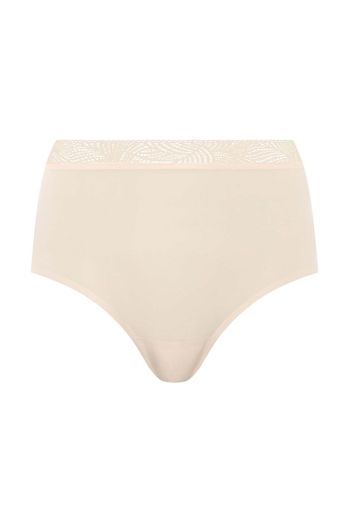 Culotte taille haute stretch invisible CHANTELLE "Soft Stretch" C11G70 - Beige Doré 01N