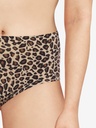 Culotte taille haute stretch invisible CHANTELLE "Soft Stretch" C11D70 - Leopard nude 0OZ