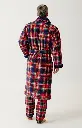 Peignoir homme Polaire ARTHUR "Leon" RPO - Rouge LEONH26