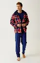 Veste homme Polaire homewear ARTHUR "Leon" VCA - Marine LEONH26