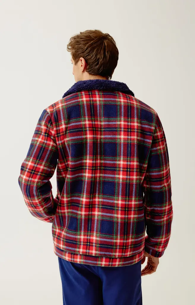 Veste homme Polaire homewear ARTHUR "Leon" VCA - Marine LEONH26