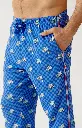 Pyjama long homme coton bio ARTHUR "Lent au démarrage" ZAC - Bleu 2CVCH26