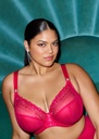 Soutien-gorge avec armatures plongeant spécial poches profondes ELOMI "Matilda" EL8900 - Hot Pink HOK