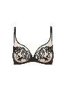 Soutien-gorge armature foulard SIMONE PERELE "Saga" 15C319 - Black Tatoo 035