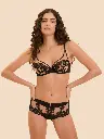Shorty SIMONE PERELE "Saga" 15C630 - Black Tatoo 035