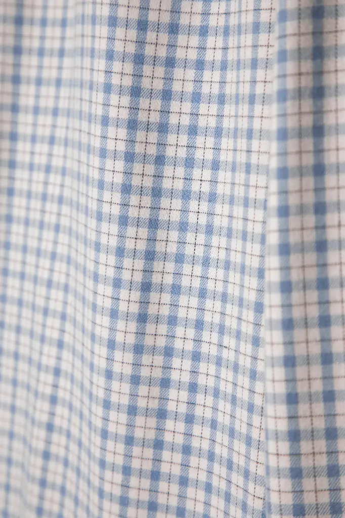 Pyjama dame long boutonné ARUELLE "Daria" Light Blue