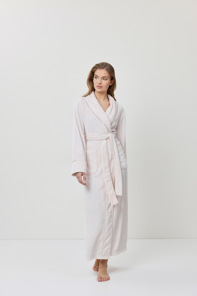 Peignoir dame ARUELLE "Ruelle" - Rose