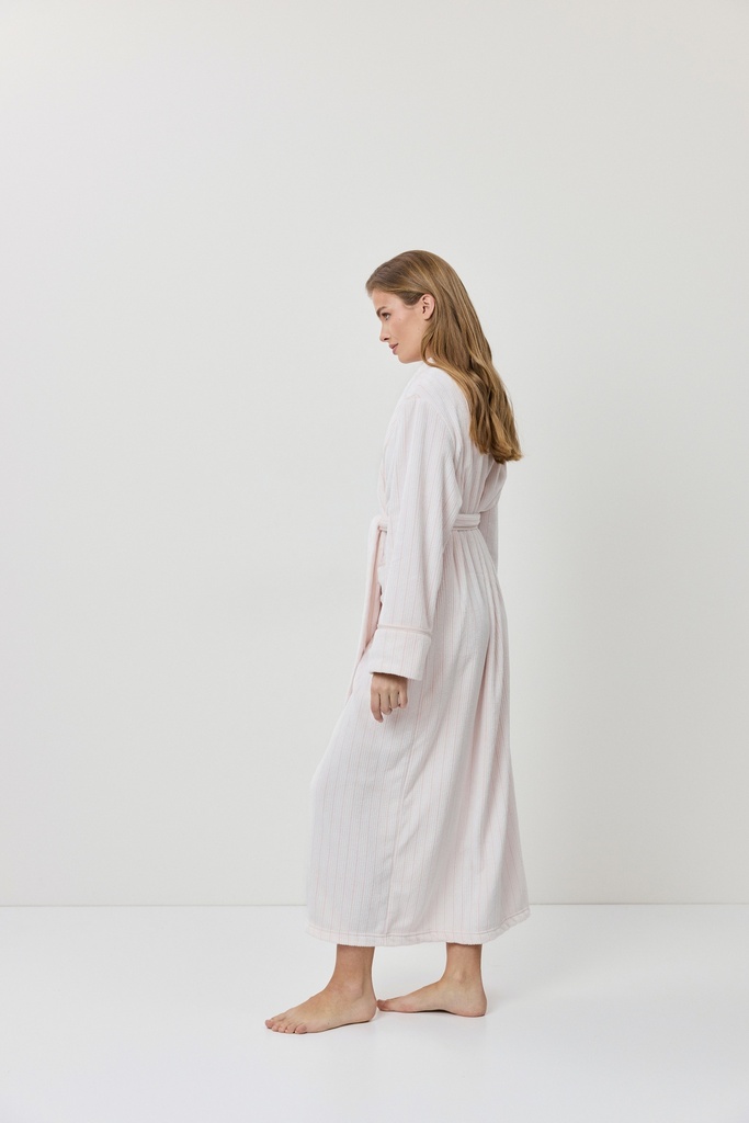 Peignoir dame ARUELLE "Ruelle" - Rose