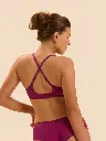 Soutien-gorge avec armatures foulard plongeant SIMONE PERELE "Passion" 1I2319 - Rose Désir 440